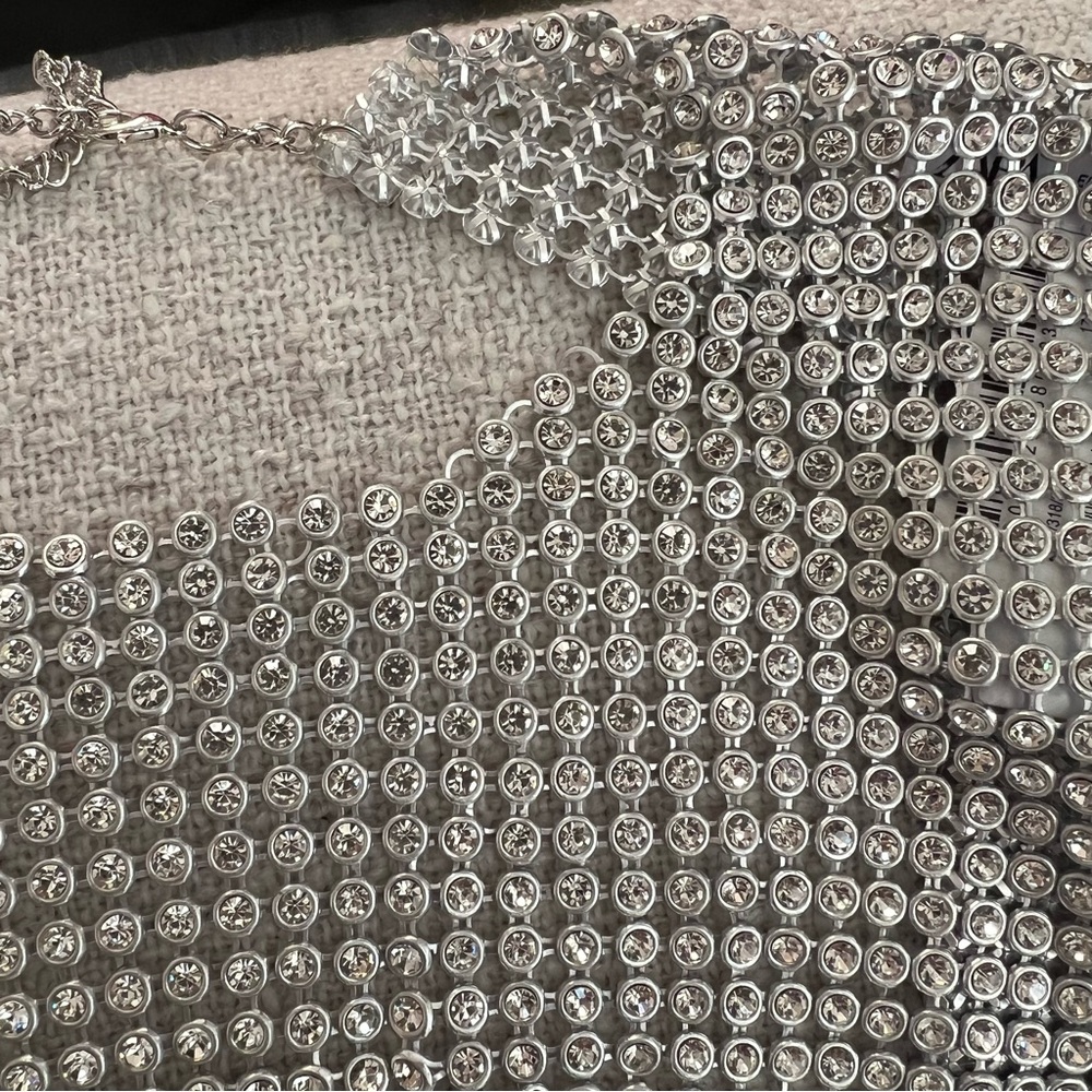 GORGEOUS ZARA NWT Open Back Rhinestone Top - Picture 14 of 14
